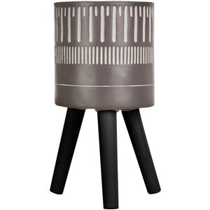 Orsina Darnell Small Black & White Finish Planter Multicolor Orsina Darnell Small Black & White Finish Planter Multicolor