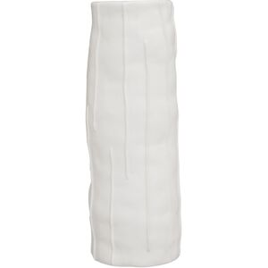 Orsina Traditional Stoneware White Large Vase, Versatile Flower Vase, Compact & Lightweight Vase For Flowers White Orsina Traditional Stoneware White Large Vase, Versatile Flower Vase, Compact & Lightweight Vase For Flowers White