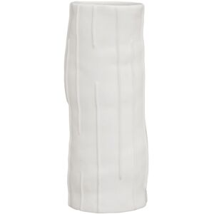 Orsina Versatile Small Large Vase, Traditional Stoneware Flower Vase, Compact & Lightweight Vase For Flowers in White White Orsina Versatile Small Large Vase, Traditional Stoneware Flower Vase, Compact & Lightweight Vase For Flowers in White White