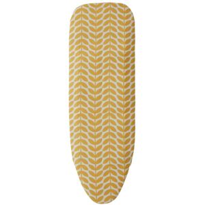 Orsina Flower Ironing Board Cover, Vibrant Floral Print With Soft Padded Cotton Surface, Elastic Edging For Secure in Yellow Yellow Orsina Flower Ironing Board Cover, Vibrant Floral Print With Soft Padded Cotton Surface, Elastic Edging For Secure in Yellow Yellow