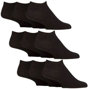 Iomi Men's 9 Pack Diabetic Trainer Socks Non Elastic Extra Wide Ankle Socks in Black Size: 12-14 Black 12-14 Iomi Men's 9 Pack Diabetic Trainer Socks Non Elastic Extra Wide Ankle Socks in Black Size: 12-14 Black 12-14