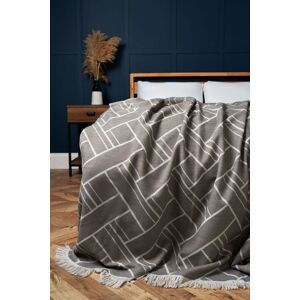 BHS Retro Throw in Grey Size: 127 cm x 152 cm Grey 127 cm x 152 cm BHS Retro Throw in Grey Size: 127 cm x 152 cm Grey 127 cm x 152 cm