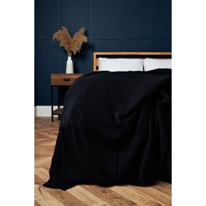 BHS Microfleece Throw in Black Size: 180 cm x 250 cm Black 180 cm x 250 cm BHS Microfleece Throw in Black Size: 180 cm x 250 cm Black 180 cm x 250 cm