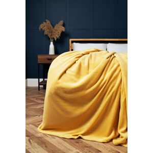 BHS Microfleece Throw in Yellow Size: 180 cm x 250 cm Yellow 180 cm x 250 cm BHS Microfleece Throw in Yellow Size: 180 cm x 250 cm Yellow 180 cm x 250 cm
