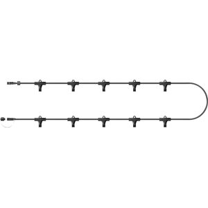 Xmas Haus 10 Way Mains Connector Black IP65 Black Xmas Haus 10 Way Mains Connector Black IP65 Black