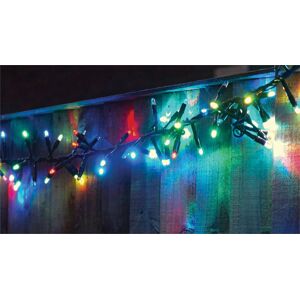 Xmas Haus Cluster Lights Black Rubber IP65 RGB 5M Black Xmas Haus Cluster Lights Black Rubber IP65 RGB 5M Black