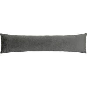Evans Lichfield Opulence Soft Velvet Draught Excluder Cover in Grey Grey Evans Lichfield Opulence Soft Velvet Draught Excluder Cover in Grey Grey