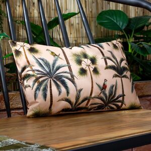 Evans Lichfield Palms Tropical Water & UV Resistant Outdoor Cushion in Pink Pink Evans Lichfield Palms Tropical Water & UV Resistant Outdoor Cushion in Pink Pink