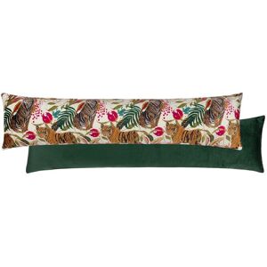 Wylder Tropics Kali Jungle Tigers Polyester Filled Draught Excluder Cover in Natural Natural Wylder Tropics Kali Jungle Tigers Polyester Filled Draught Excluder Cover in Natural Natural