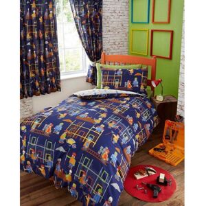 Portfolio Home Building Site Colourful Children Duvet Cover Size: Toddler Multicolor Toddler Portfolio Home Building Site Colourful Children Duvet Cover Size: Toddler Multicolor Toddler