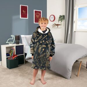 OHS Harry Hogwarts Potter Oversized Hoodie Blanket Fleece Blanket Throw Sweatshirt in Black Black One Size OHS Harry Hogwarts Potter Oversized Hoodie Blanket Fleece Blanket Throw Sweatshirt in Black Black One Size