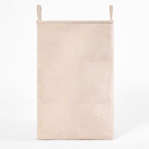 OHS Faux Linen Laundry Bag with Handles in Natural Natural OHS Faux Linen Laundry Bag with Handles in Natural Natural