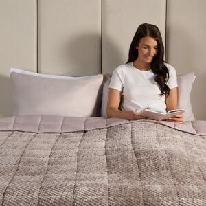 OHS Waffle Fleece Soft Warm Weighted Blanket - 8kg in Natural Size: 150 cm x 200 cm Natural 150 cm x 200 cm OHS Waffle Fleece Soft Warm Weighted Blanket - 8kg in Natural Size: 150 cm x 200 cm Natural 150 cm x 200 cm