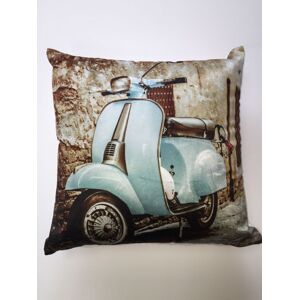 Rapport Home Scooter Cushion Cover Blue (43x43) Size: 43 cm x 43 cm Blue 43 cm x 43 cm Rapport Home Scooter Cushion Cover Blue (43x43) Size: 43 cm x 43 cm Blue 43 cm x 43 cm