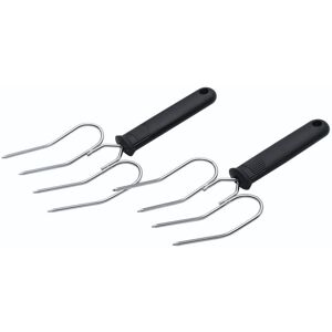 KitchenCraft Pair of Meat & Poultry Lifters in Black Black KitchenCraft Pair of Meat & Poultry Lifters in Black Black