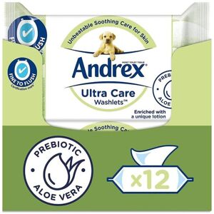 Andrex Ultra Care Washlets - Biodegradable Toilet Wipes Andrex Ultra Care Washlets - Biodegradable Toilet Wipes