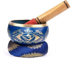 Myga Chakra Tibetan Singing Bowls in Bright Blue Bright Blue Myga Chakra Tibetan Singing Bowls in Bright Blue Bright Blue