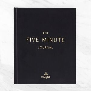 Myga Five Minute Journal in Black Black Myga Five Minute Journal in Black Black