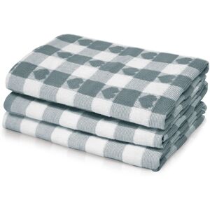 Kitchen Trends Jacquard Hearts Pattern Easy Care Tea Towels, Pack of 3 in Grey Size: 3 Pack Grey 3 Pack Kitchen Trends Jacquard Hearts Pattern Easy Care Tea Towels, Pack of 3 in Grey Size: 3 Pack Grey 3 Pack