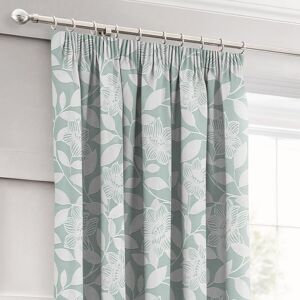 Intimates Serena Pencil Pleat Curtains in Pale Green Size: 168 cm width x 229 cm drop Pale Green 168 cm width x 229 cm drop Intimates Serena Pencil Pleat Curtains in Pale Green Size: 168 cm width x 229 cm drop Pale Green 168 cm width x 229 cm drop