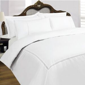 Sweet Dreams Elegant Egyptian Cotton Duvet Cover in White Size: Double White Double Sweet Dreams Elegant Egyptian Cotton Duvet Cover in White Size: Double White Double