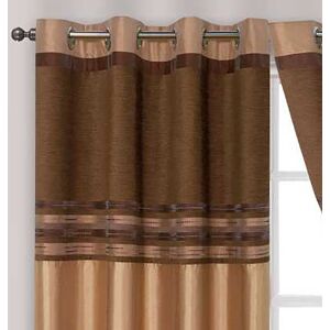 Intimates Renatta Ready Made Eyelet Curtains in Beige Size: 228 cm width x 183 cm drop Beige 228 cm width x 183 cm drop Intimates Renatta Ready Made Eyelet Curtains in Beige Size: 228 cm width x 183 cm drop Beige 228 cm width x 183 cm drop