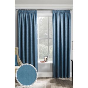 Enhanced Living 'Matrix' Teal - Tape Top Thermal Noise Reducing Dim Out Curtains - Pair Size: 229 cm width x 183 cm drop Teal 229 cm width x 183 cm drop Enhanced Living 'Matrix' Teal - Tape Top Thermal Noise Reducing Dim Out Curtains - Pair Size: 229 cm width x 183 cm drop Teal 229 cm width x 183 cm drop