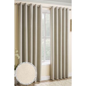 Enhanced Living 'Vogue' Cream Eyelet Thermal Noise Reducing Dim Out Curtains Pair Size: 229 cm width x 229 cm drop Cream 229 cm width x 229 cm drop Enhanced Living 'Vogue' Cream Eyelet Thermal Noise Reducing Dim Out Curtains Pair Size: 229 cm width x 229 cm drop Cream 229 cm width x 229 cm drop