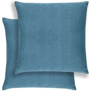 Enhanced Living Pair of Matrix Textured Double Sided Zip Opening Piped Edge Cushion Covers - 43x43cm - Cases Only in Teal Size: 43 cm x 43 cm Teal 43 cm x 43 cm Enhanced Living Pair of Matrix Textured Double Sided Zip Opening Piped Edge Cushion Covers - 43x43cm - Cases Only in Teal Size: 43 cm x 43 cm Teal 43 cm x 43 cm