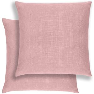 Enhanced Living Pair of Matrix Textured Double Sided Zip Opening Piped Edge Cushion Covers - 43x43cm - Cases Only in Pink Size: 43 cm x 43 cm Pink 43 cm x 43 cm Enhanced Living Pair of Matrix Textured Double Sided Zip Opening Piped Edge Cushion Covers - 43x43cm - Cases Only in Pink Size: 43 cm x 43 cm Pink 43 cm x 43 cm