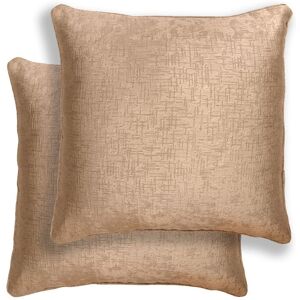 Enhanced Living Pair of Vogue Textured Double Sided Zip Opening Piped Edge Cushion Covers - 43x43cm - Cases Only in Natural Size: 43 cm x 43 cm Natural 43 cm x 43 cm Enhanced Living Pair of Vogue Textured Double Sided Zip Opening Piped Edge Cushion Covers - 43x43cm - Cases Only in Natural Size: 43 cm x 43 cm Natural 43 cm x 43 cm