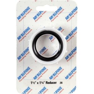 McAlpine CARD-26 1.5" x 1.25" Reducer - T12 in White White McAlpine CARD-26 1.5" x 1.25" Reducer - T12 in White White