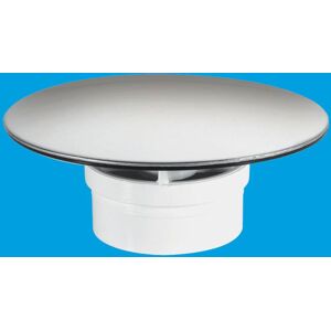 McAlpine Mushroom Flange Only for Chrome Shower Trap 85mm Flange STW85SSM in White White McAlpine Mushroom Flange Only for Chrome Shower Trap 85mm Flange STW85SSM in White White