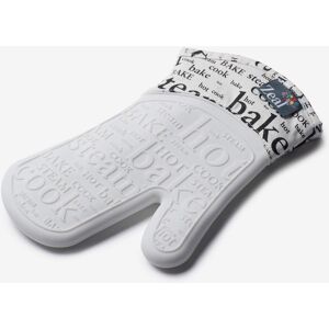 Zeal Steam Stop Waterproof Silicone Double Oven Gloves in White White Zeal Steam Stop Waterproof Silicone Double Oven Gloves in White White