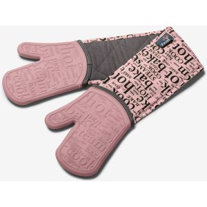 Zeal Steam Stop Waterproof Silicone Double Oven Gloves in Rose Rose Zeal Steam Stop Waterproof Silicone Double Oven Gloves in Rose Rose