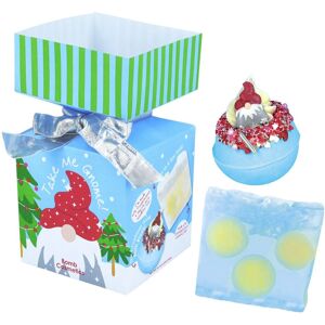 Bomb Cosmetics Women's Take Me Gnome Christmas Mini Cracker Bath & Body Gift Pack in Blue Size: 100g Blue 100g Bomb Cosmetics Women's Take Me Gnome Christmas Mini Cracker Bath & Body Gift Pack in Blue Size: 100g Blue 100g