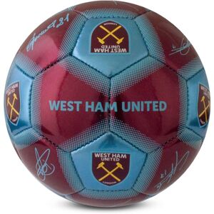 Hy-Pro West Ham United Metallic Signature Football - Size 5 in Bright Blue Bright Blue 5 Hy-Pro West Ham United Metallic Signature Football - Size 5 in Bright Blue Bright Blue 5