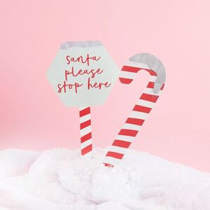Club Green Candy Cane Garden Signs - Pack of 2 Multicolor Club Green Candy Cane Garden Signs - Pack of 2 Multicolor