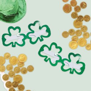 Club Green Shamrock Paddys Day Party Glasses - Pack of 10 Multicolor Club Green Shamrock Paddys Day Party Glasses - Pack of 10 Multicolor