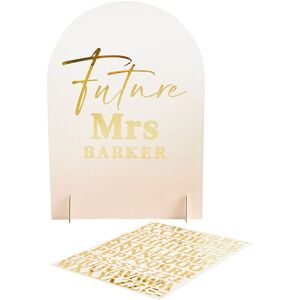 Club Green Future Mrs Customisable Celebration Sign Multicolor Club Green Future Mrs Customisable Celebration Sign Multicolor