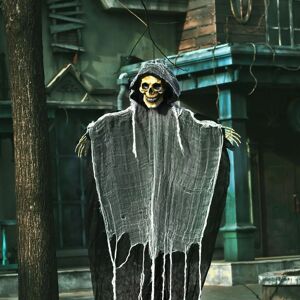 Garden Greatness 6ft Hanging Grim Reaper Halloween Ghost Decoration Size: 1 Pack Multicolor 1 Pack Garden Greatness 6ft Hanging Grim Reaper Halloween Ghost Decoration Size: 1 Pack Multicolor 1 Pack