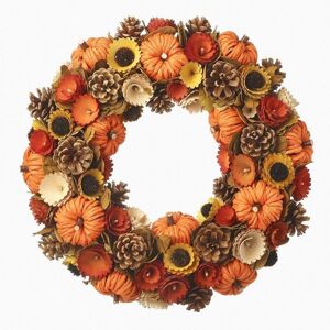 Garden Greatness Orange Pumpkin & Sunflower Wreath - Autumn Door Decor Size: 1 Pack Orange 1 Pack Garden Greatness Orange Pumpkin & Sunflower Wreath - Autumn Door Decor Size: 1 Pack Orange 1 Pack