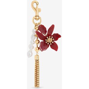 Mood Women's Gold Plated Floral Bag Charm Gold One Size Mood Women's Gold Plated Floral Bag Charm Gold One Size