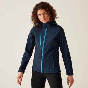 Regatta Women's Venturer 3-layer Waterproof Hooded Softshell Jacket in Mid Navy Size: 10 Mid Navy 10 Regatta Women's Venturer 3-layer Waterproof Hooded Softshell Jacket in Mid Navy Size: 10 Mid Navy 10
