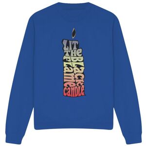 Disney Hocus Pocus Lit The Black Flame Candle Sweatshirt Royal Size: XL Royal XL Disney Hocus Pocus Lit The Black Flame Candle Sweatshirt Royal Size: XL Royal XL