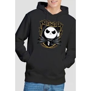 The Nightmare Before Christmas Men's Jack Skellington Shaded Hoodie Black Size: Large Black L The Nightmare Before Christmas Men's Jack Skellington Shaded Hoodie Black Size: Large Black L