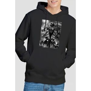 The Nightmare Before Christmas Men's Jack Skellington Rain Hoodie Black Size: Large Black L The Nightmare Before Christmas Men's Jack Skellington Rain Hoodie Black Size: Large Black L