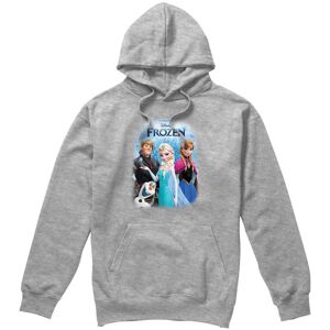 Frozen Poster With Elsa, Anna, Kristoff & Olaf Hoodie Light Grey Size: 2XL Light Grey 2XL Frozen Poster With Elsa, Anna, Kristoff & Olaf Hoodie Light Grey Size: 2XL Light Grey 2XL
