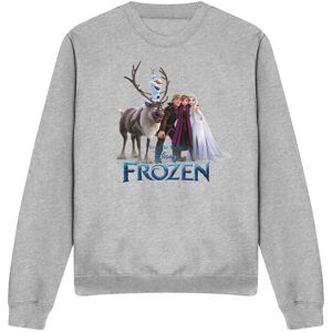 Frozen Group Photo With Elsa, Anna, Kristoff, Sven & Olaf Sweatshirt Light Grey Size: 2XL Light Grey 2XL Frozen Group Photo With Elsa, Anna, Kristoff, Sven & Olaf Sweatshirt Light Grey Size: 2XL Light Grey 2XL