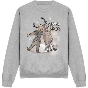 Frozen Snow Bros With Kristoff & Sven Sweatshirt Light Grey Size: Medium Light Grey M Frozen Snow Bros With Kristoff & Sven Sweatshirt Light Grey Size: Medium Light Grey M